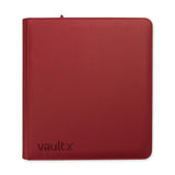 Vault X - eXo-Tec - 12 Pocket Zip Binder - Metallic Red