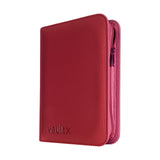 Vault X - eXo-Tec - 4 Pocket Zip Binder - Metallic Red