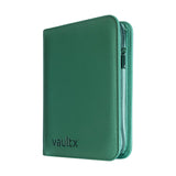 Vault X - eXo-Tec - 4 Pocket Zip Binder - Metallic Green
