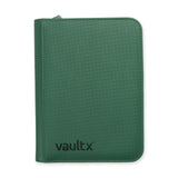 Vault X - eXo-Tec - 4 Pocket Zip Binder - Metallic Green