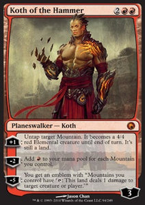 MTG - Scars of Mirrodin - 094/249 : Koth of the Hammer (Non Foil) (8349976756471)