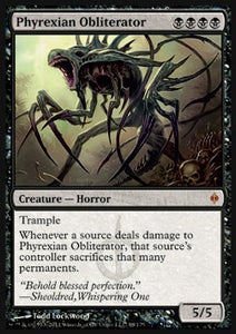 MTG - New Phyrexia - 068/175 : Phyrexian Obliterator (Non Foil) (9508776837367)