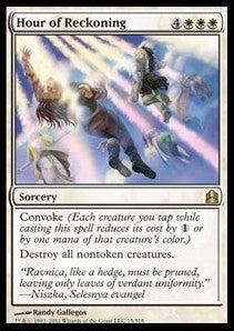 MTG - Commander - 015/318 : Hour of Reckoning (Non Foil) (9519073263863)