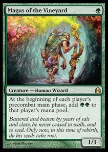 MTG - Commander - 166/318 : Magus of the Vineyard (Non Foil) (9508778213623)