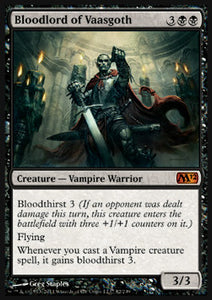 MTG - Magic 2012 - 082/249 : Bloodlord of Vaasgoth (Non Foil) (9508774019319)