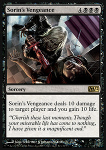 MTG - Magic 2012 - 111/249 : Sorin's Vengeance (Non Foil) (9508773036279)