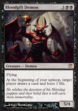 MTG - Innistrad - 089/264 : Bloodgift Demon (Non Foil) (14831965569405)