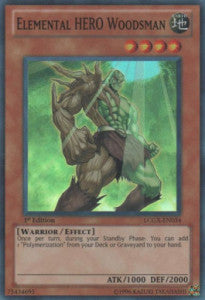 Legendary Collection 2: Mega Pack - LCGX-EN034 : Elemental HERO Woodsman (Super Rare) (8078410940663)