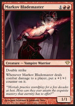 MTG - Dark Ascension - 096/158 : Markov Blademaster (Non Foil) (9508753998071)