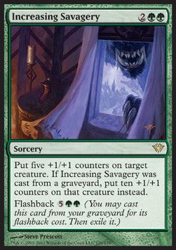 MTG - Dark Ascension - 120/158 : Increasing Savagery (Non Foil) (9508752883959)