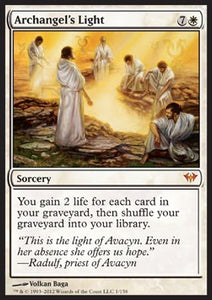 MTG - Dark Ascension - 001/158 : Archangel's Light (Foil) (8350381703415)