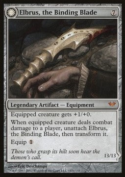 MTG - Dark Ascension - 147/158 : Elbrus, the Binding Blade / Withengar Unbound (Non Foil) (9521071784183)