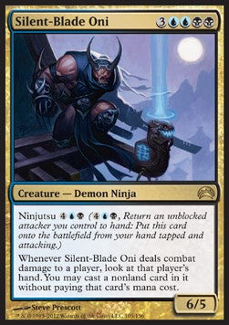 MTG - Planechase 2012 - 105/156 : Silent-Blade Oni (Non Foil) (9508771954935)