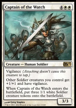 MTG - Magic 2013 - 008/269 : Captain of the Watch (Non Foil) (9509492687095)