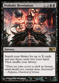 MTG - Magic 2013 - 087/269 : Diabolic Revelation (Non Foil) (9509502091511)