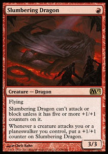 MTG - Magic 2013 - 148/269 : Slumbering Dragon (Non Foil) (9508740792567)