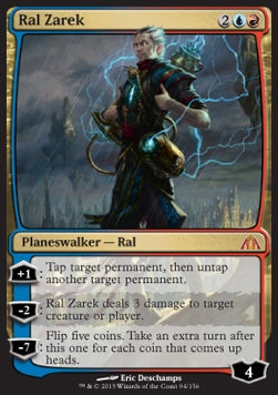 MTG - Dragon's Maze - 094/156 : Ral Zarek (Non Foil) (9508722508023)