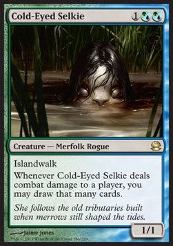 MTG - Modern Masters - 186/229 : Cold-Eyed Selkie (Non Foil) (8350436720887)