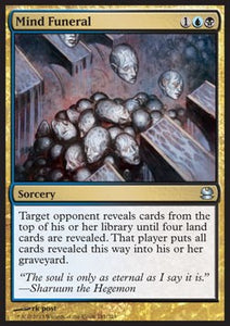 MTG - Modern Masters - 181/229 : Mind Funeral (Non Foil) (8349920329975)