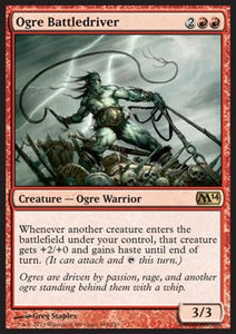 MTG - Magic 2014 - 148/249 : Ogre Battledriver (Non Foil) (9519106425079)