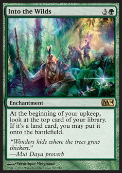 MTG - Magic 2014 - 180/249 : Into the Wilds (Non Foil) (9519108063479)