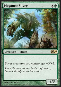 MTG - Magic 2014 - 185/249 : Megantic Sliver (Non Foil) (9519107113207)