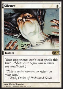 MTG - Magic 2014 - 035/249 : Silence (Non Foil) (9508727226615)