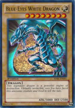 YGO - Structure Deck: Saga of Blue-Eyes White Dragon - SDBE-EN001 : Blue-Eyes White Dragon (Ultra Rare) (8078318633207)