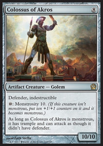 MTG - Theros - 214/249 : Colossus of Akros (Non Foil) (9491881328887)