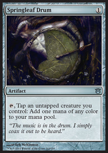 MTG - Born of the Gods - 162/165 : Springleaf Drum (Non Foil) (8349953130743)