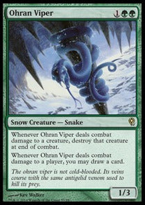 MTG - Duel Decks: Jace vs. Vraska - 057/088 : Ohran Viper (Non Foil) (8377403834615)