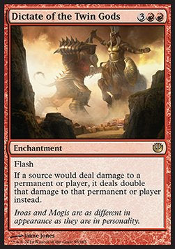 MTG - Journey into Nyx - 093/165 : Dictate of the Twin Gods (Non Foil) (9491869761783)