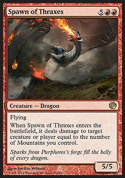 MTG - Journey into Nyx - 112/165 : Spawn of Thraxes (Non Foil) (8370884968695)