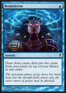 MTG - Conspiracy - 091/221 : Brainstorm (Non Foil) (9491918356727)