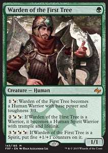 MTG - Fate Reforged - 143/185 : Warden of the First Tree (Non Foil) (9491876511991)