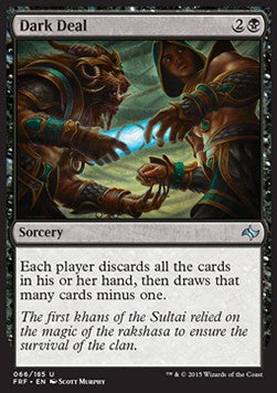 MTG - Fate Reforged - 066/185 : Dark Deal (Non Foil)