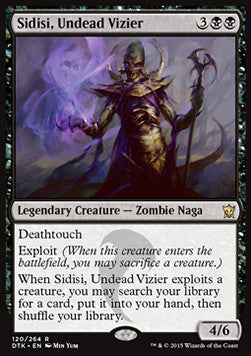 MTG - Dragons of Tarkir - 130/264 : Sidisi, Undead Vizier (Non Foil) (9521740480759)