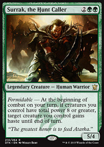 MTG - Dragons of Tarkir - 210/264 : Surrak, the Hunt Caller (Non Foil) (9491888865527)