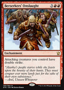 MTG - Dragons of Tarkir - 130/264 : Berserkers' Onslaught (Non Foil) (9491891224823)