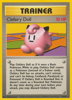 Base Set - 070/102 : Clefairy Doll (Non Holo) (Unlimited) (14876238840189)