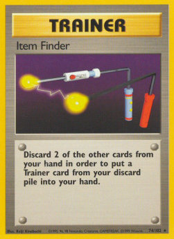 Base Set - 074/102 : Item Finder (Non Holo) (Unlimited) (14876244214141)