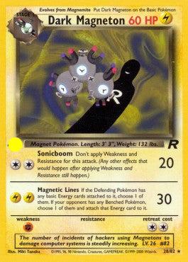 Team Rocket, Unlimited - 028/111 : Dark Magneton (Non Holo) (14875907522941)