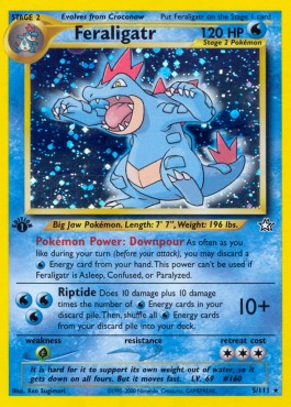 Neo Genesis, Unlimited - 005/111 : Feraligatr (Holo)