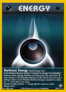 Neo Genesis, 1st Edition - 104/111 : Darkness Energy (8200068169975)