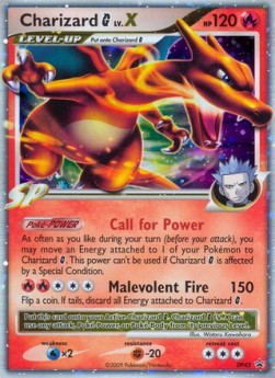 DIAMOND & PEARL, Black Star Promo - DP45 : Charizard [G] LV.X (Half Art)