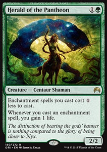 MTG - Magic Origins - 180/272 : Herald of the Pantheon (Non Foil) (9519056355575)