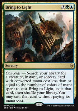 MTG - Battle for Zendikar - 209/274 : Bring to Light (Non Foil) (9506543599863)