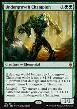 MTG - Battle for Zendikar - 197/274 : Undergrowth Champion (Non Foil) (9506544189687)