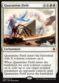 MTG - Battle for Zendikar - 043/274 : Quarantine Field (Non Foil) (9506543665399)