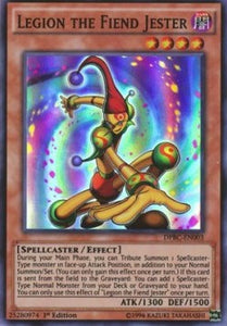 Duelist Pack: Dimensional Guardians - DPBC-EN003 : Legion the Fiend Jester (Super Rare) (1st Edition) (8369034264823)